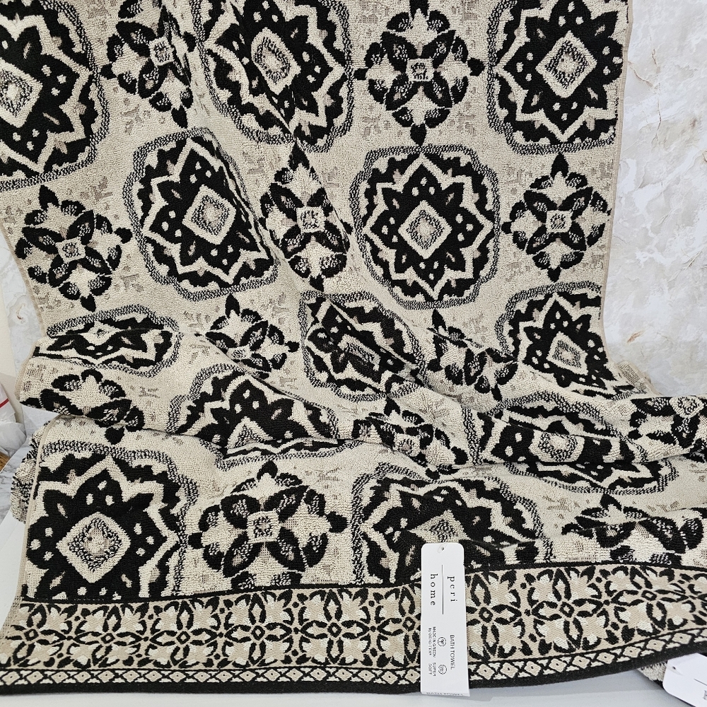 Peri Home Moroccan Mediterranean Cotton Bath Towel Set